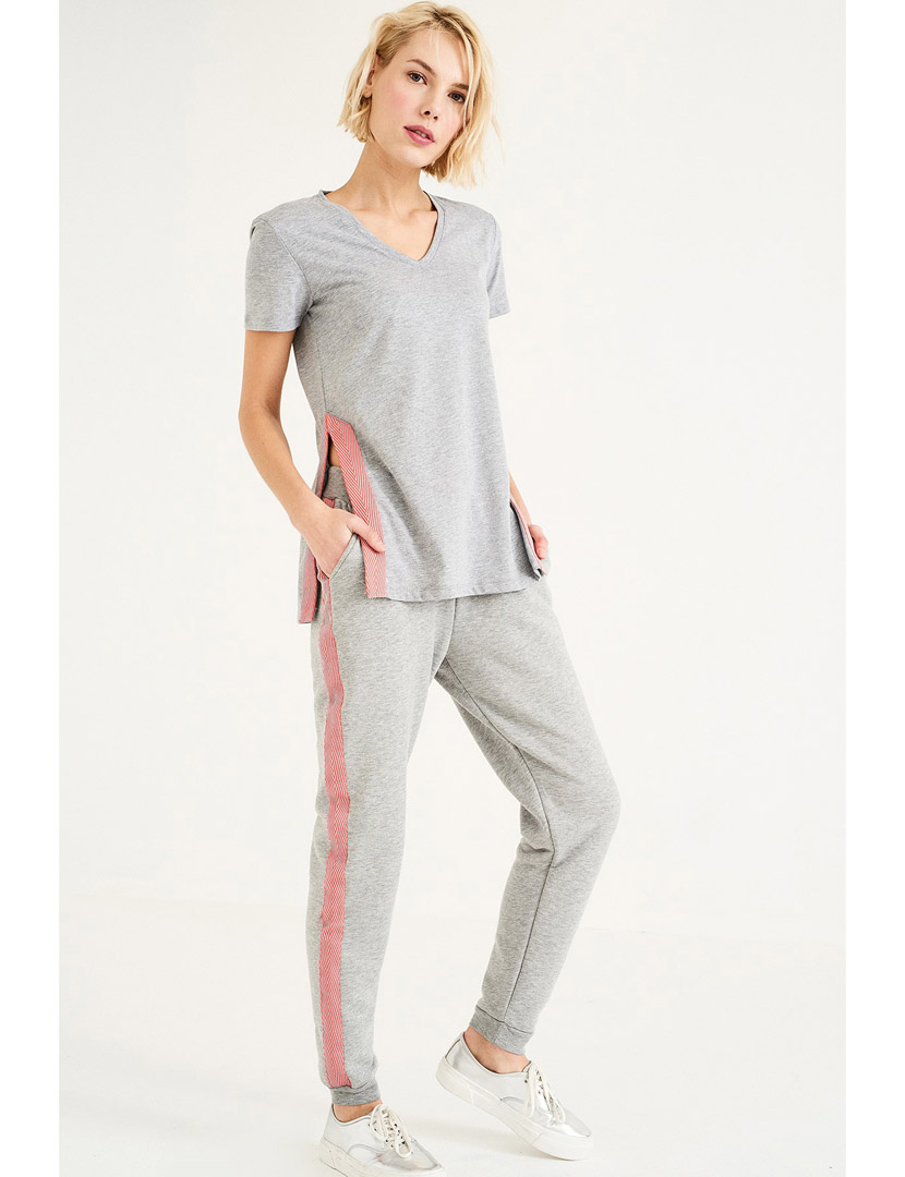 T-Shirt Senhora Cinza