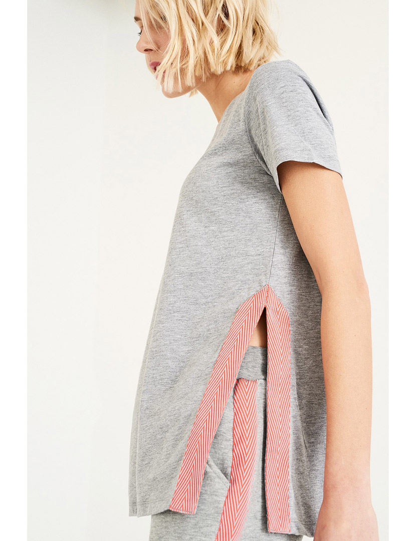 T-Shirt Senhora Cinza