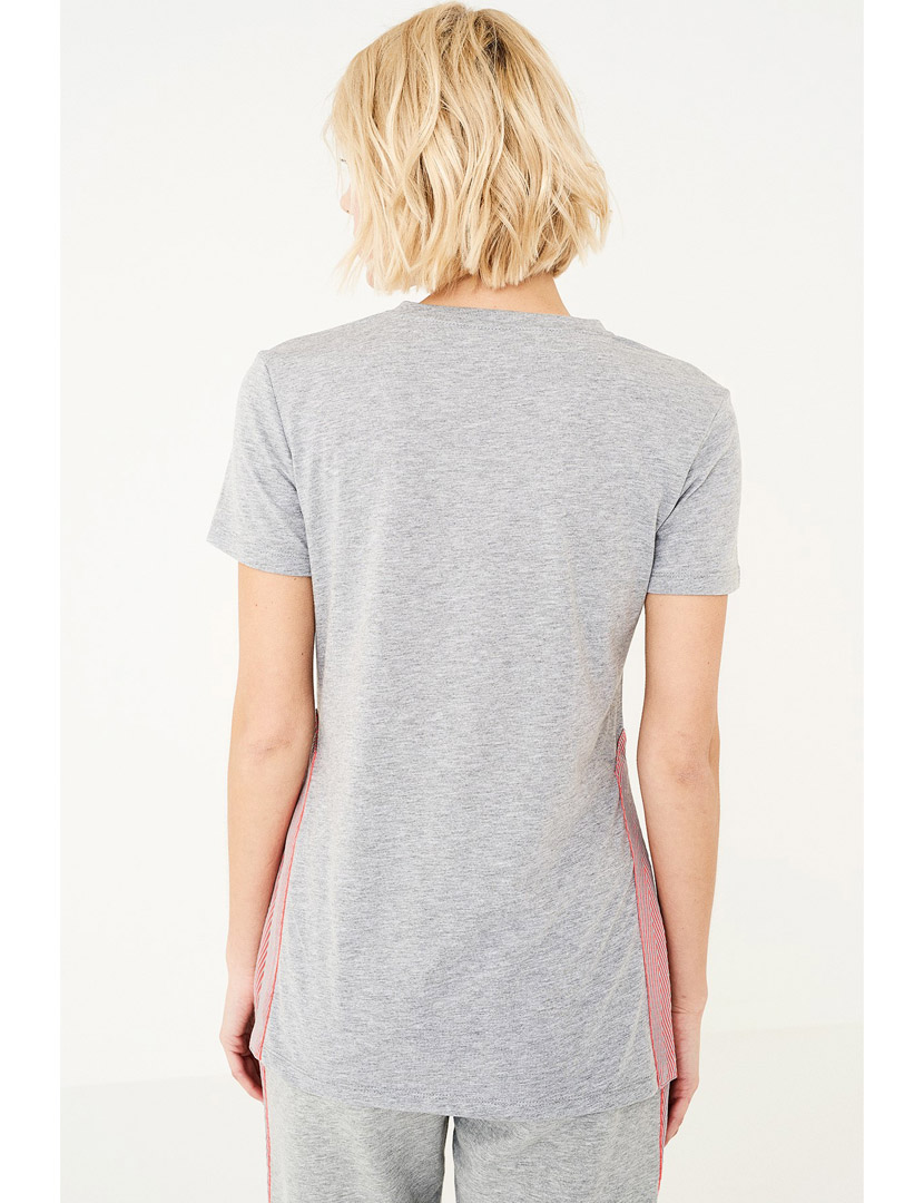 T-Shirt Senhora Cinza