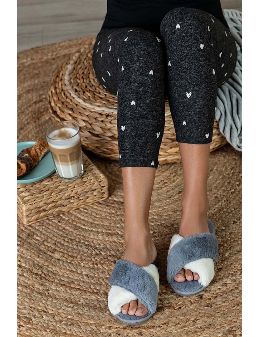 Chinelo de Casa Feminino Cinzento