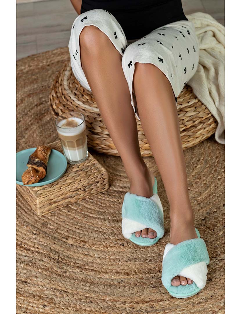 Chinelo de Casa Feminino Azul