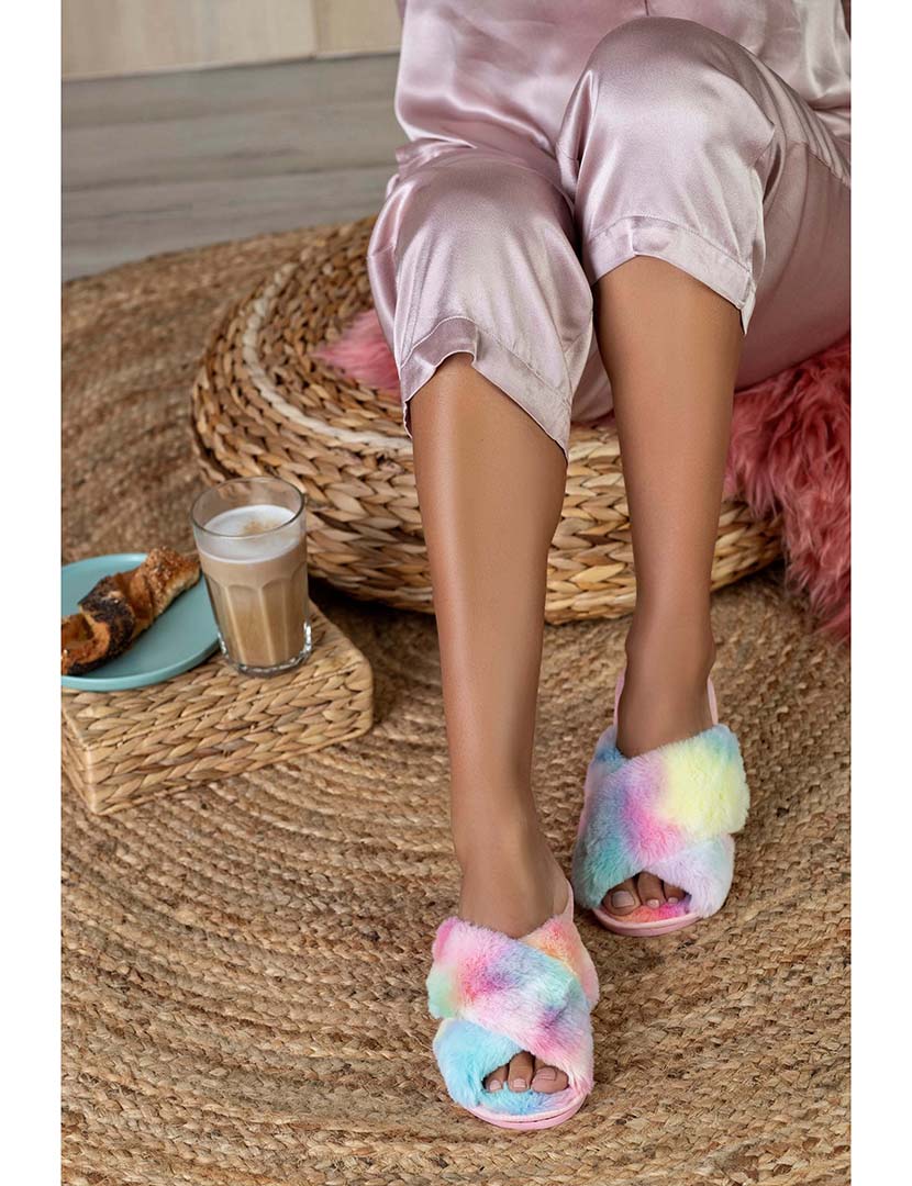 Chinelo de Casa Feminino Multicolor