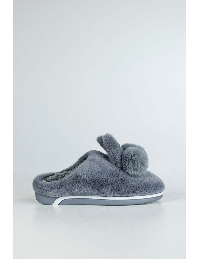 Chinelo de Casa Feminino Cinzento