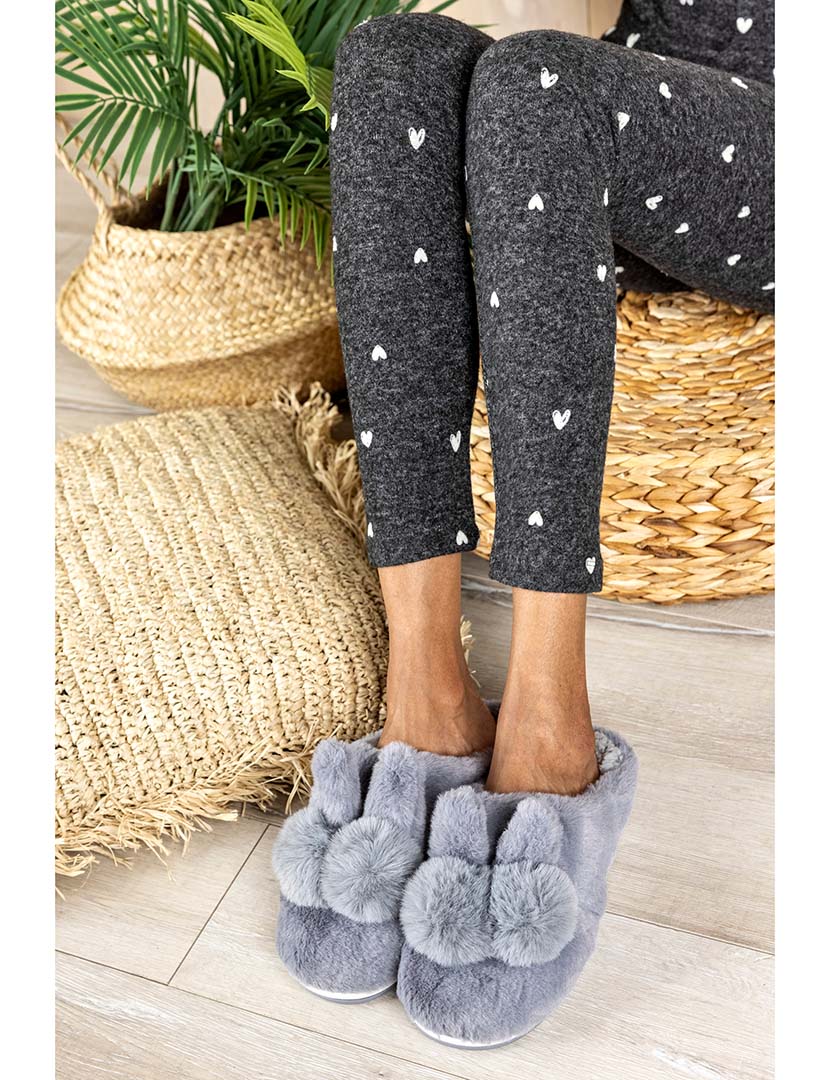 Chinelo de Casa Feminino Cinzento