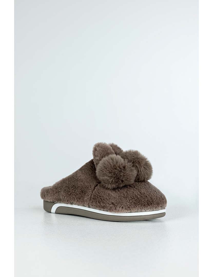 Chinelo de Casa Feminino Castanho