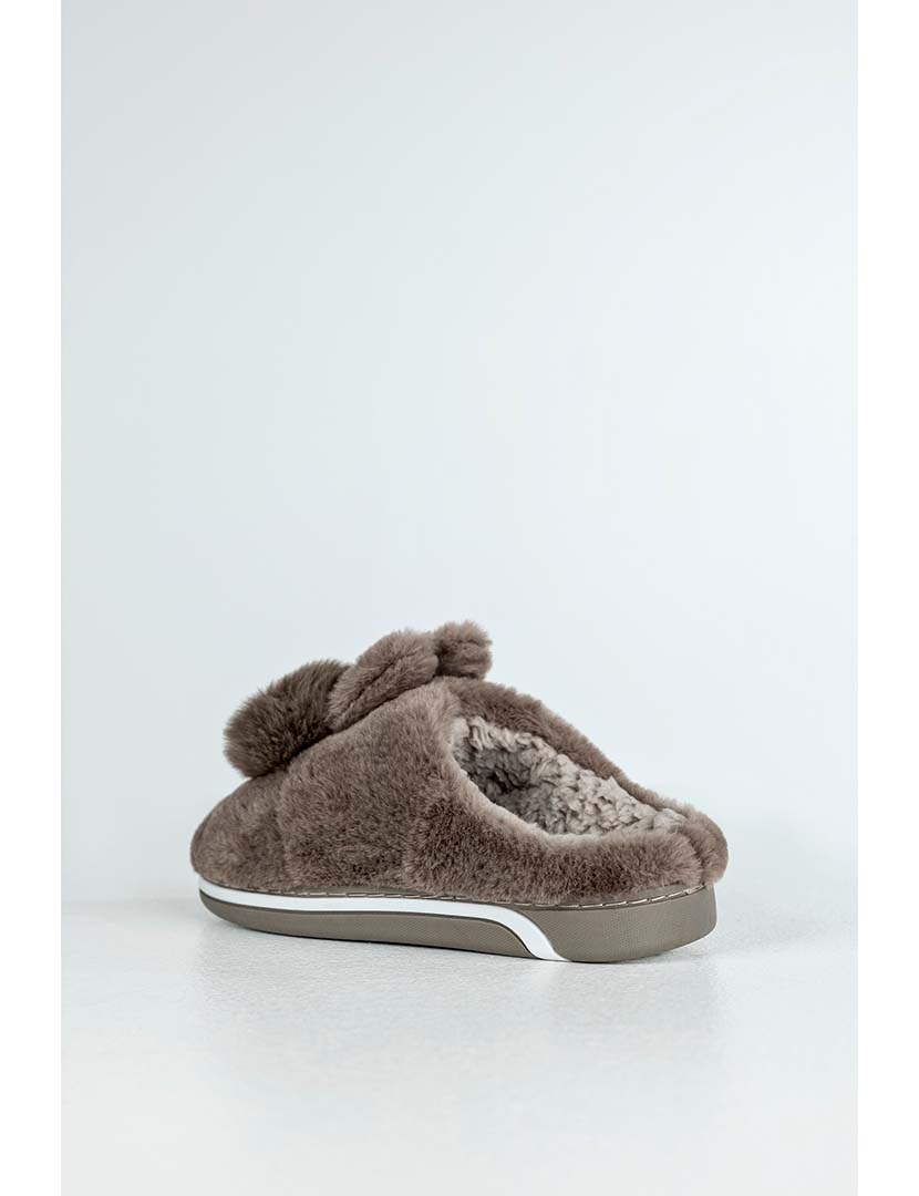 Chinelo de Casa Feminino Castanho