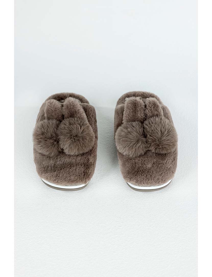 Chinelo de Casa Feminino Castanho