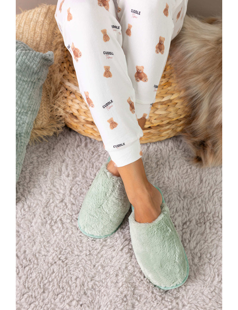 Chinelo de Casa Feminino Verde