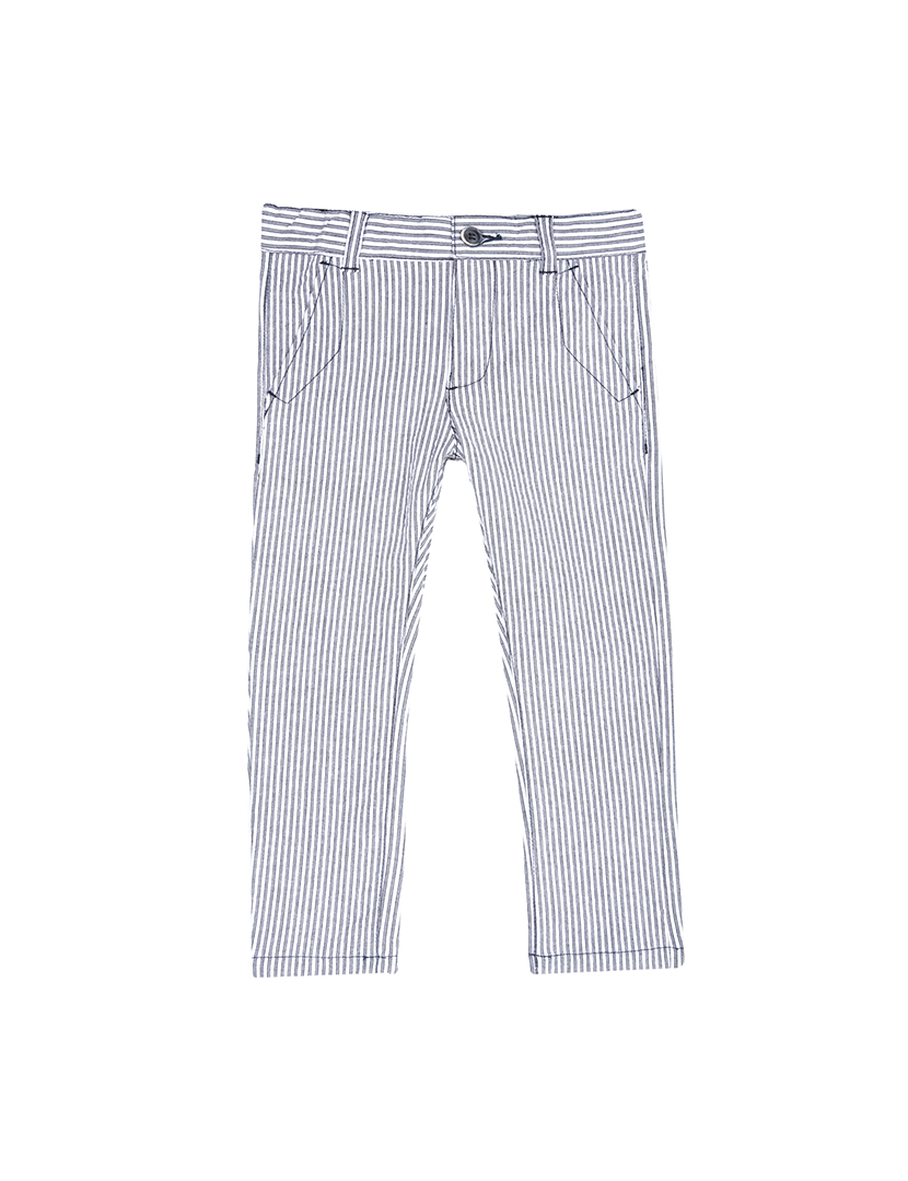 Calças Menino Branco e Azul