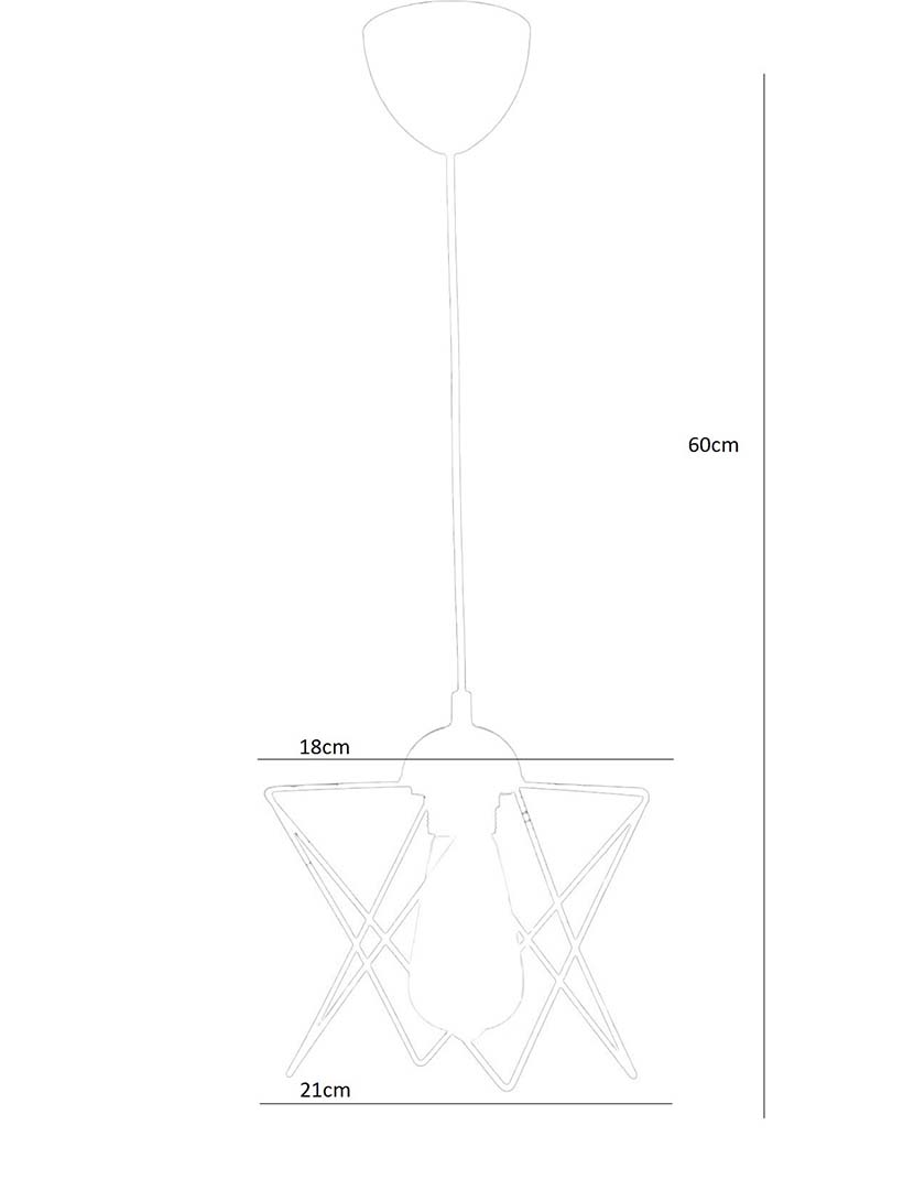 Conjunto 2 Candeeiros Suspensos 205-P2