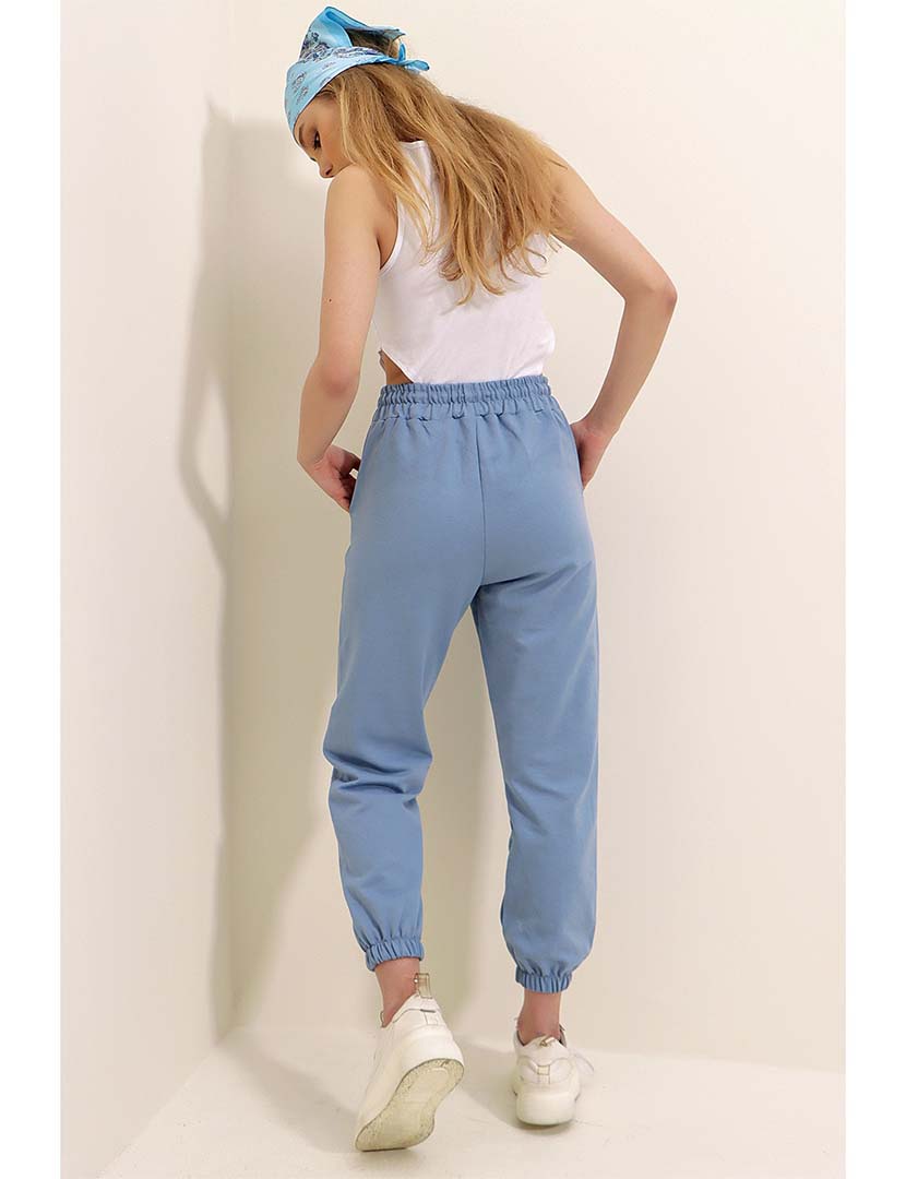 Calças Treino Senhora Azul