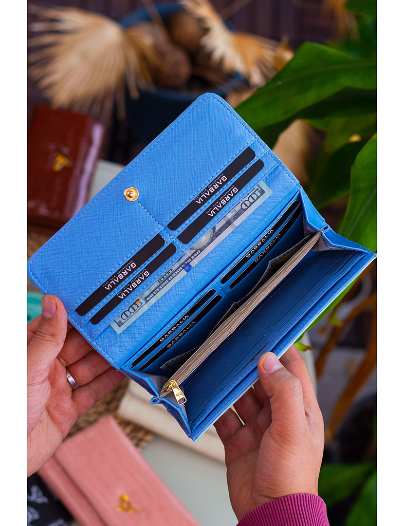 Carteira Senhora Lady Azul