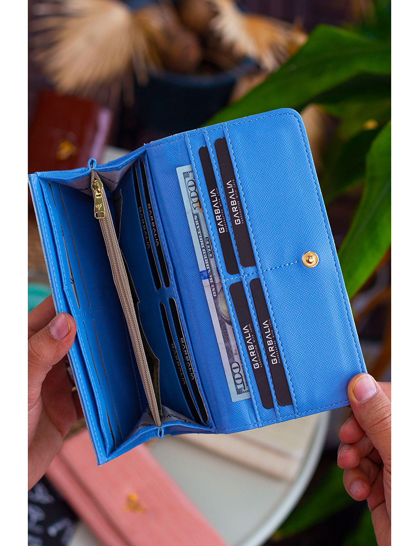 Carteira Senhora Lady Azul