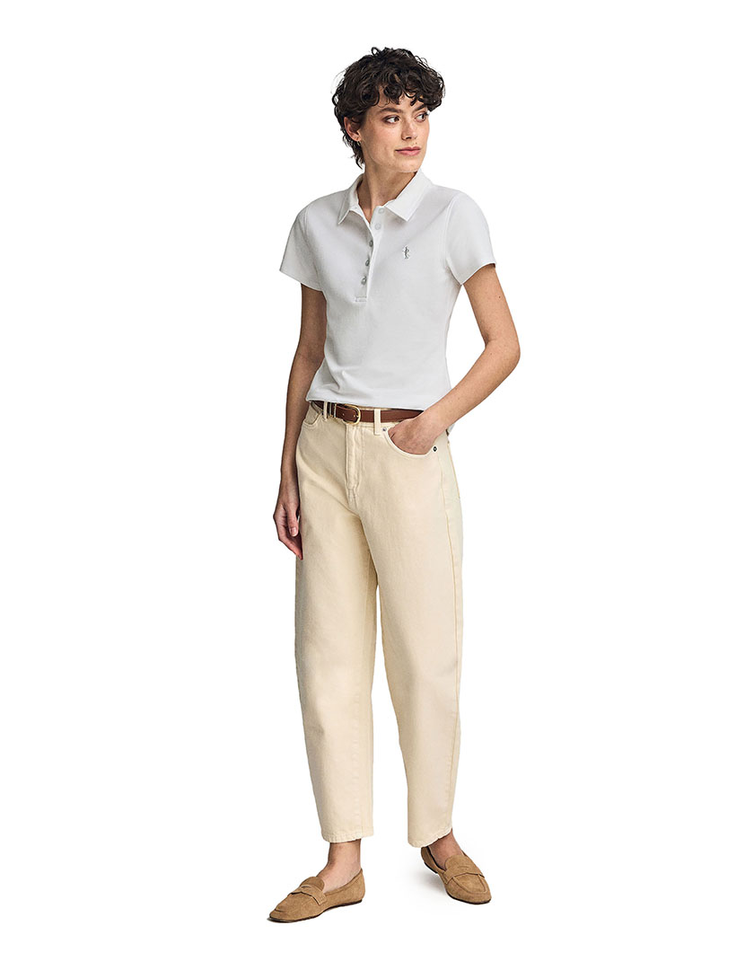 Pólo Rigby Best Ss W Branco