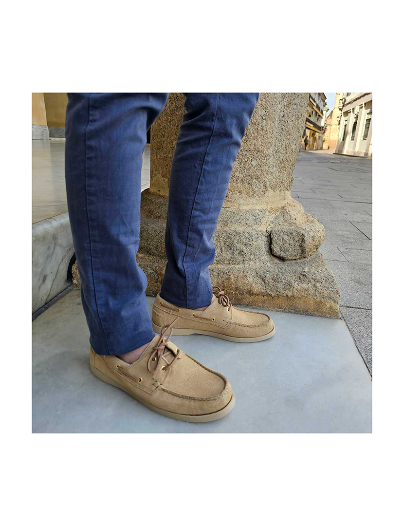 Sapatos Náuticos Homem Bege