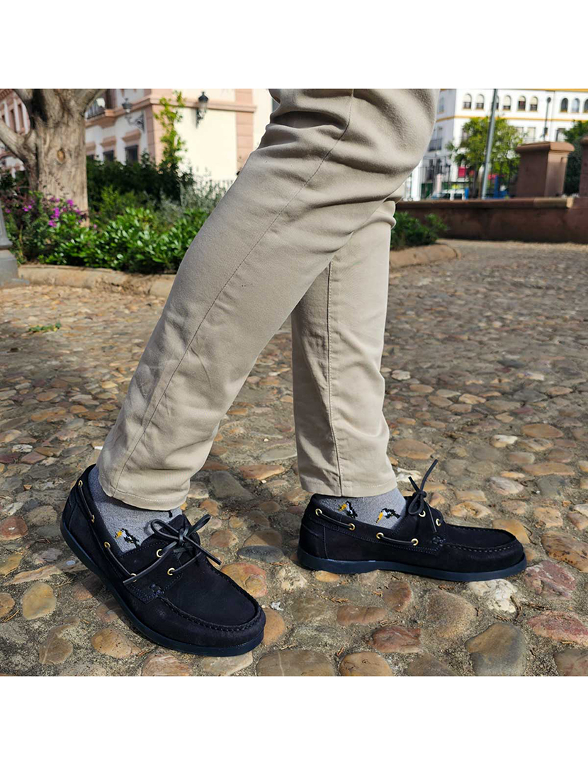 Sapatos Náuticos Homem Azul