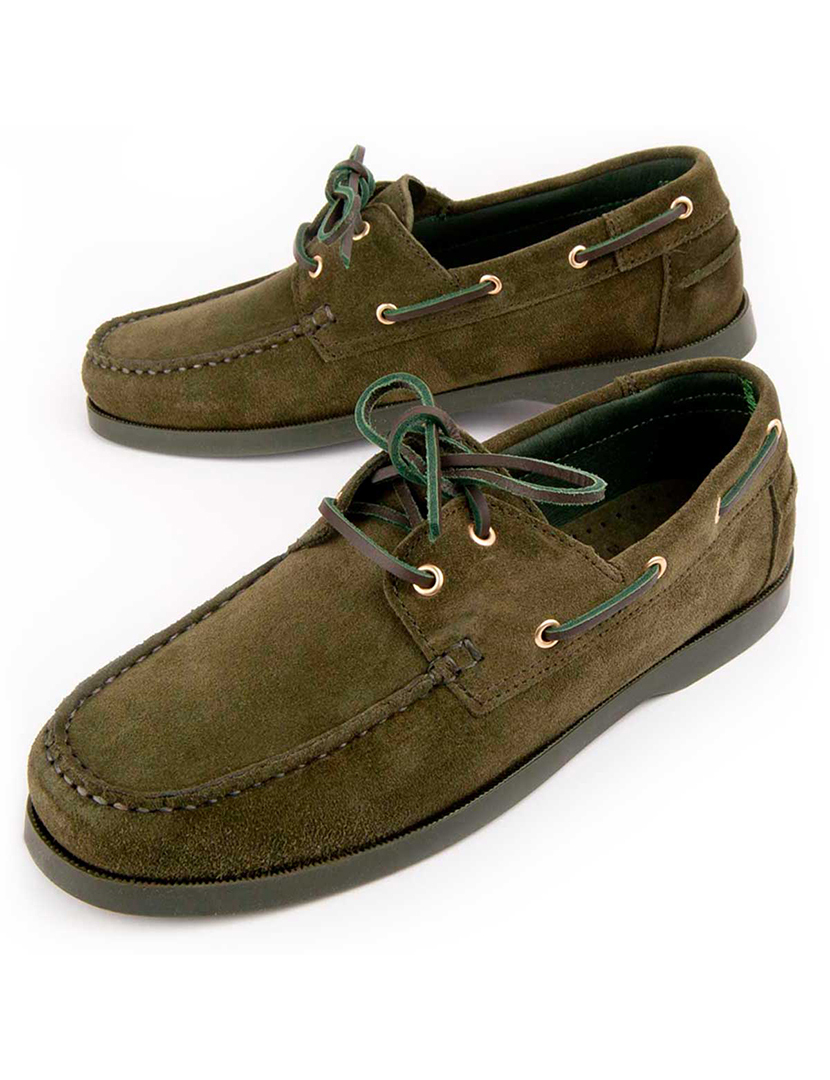 Sapatos Náuticos Homem Verde