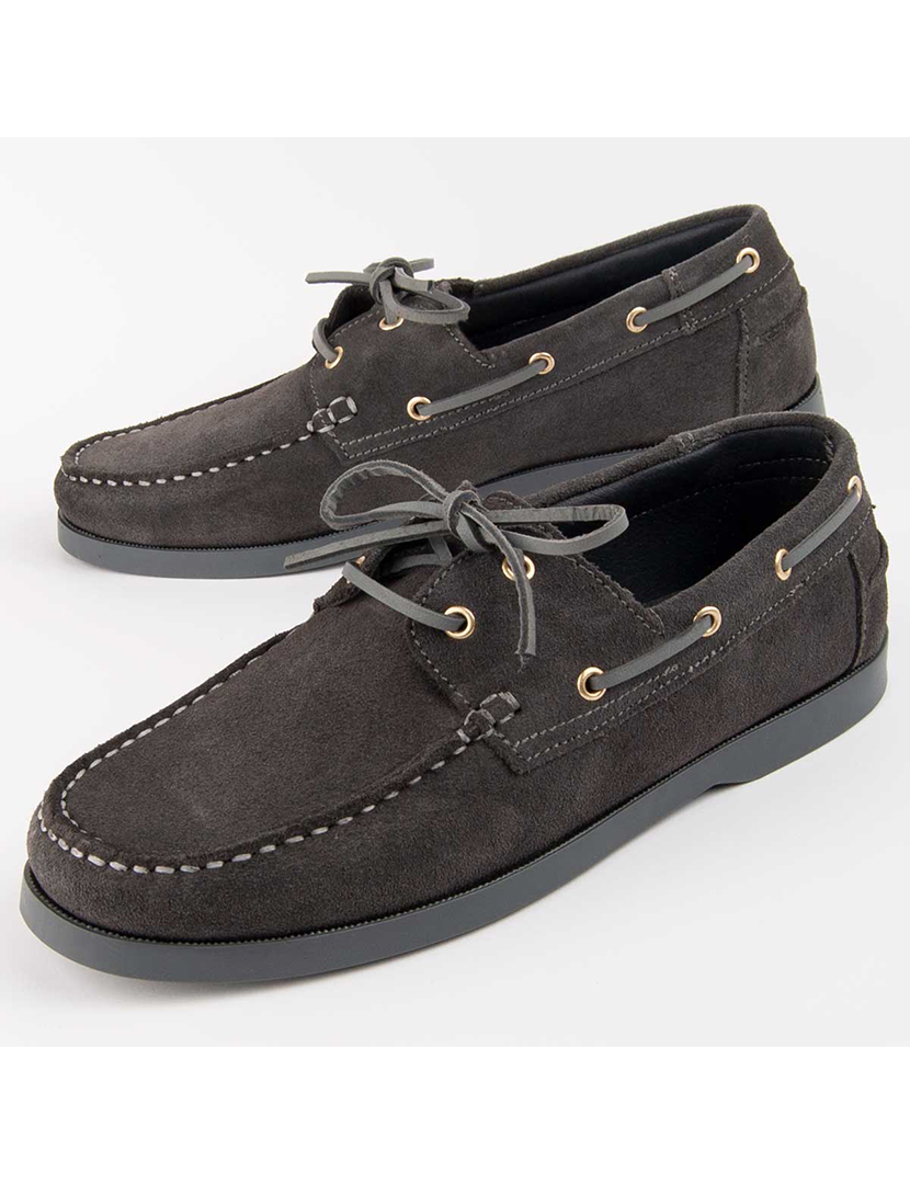 Sapatos Náuticos Homem Cinza