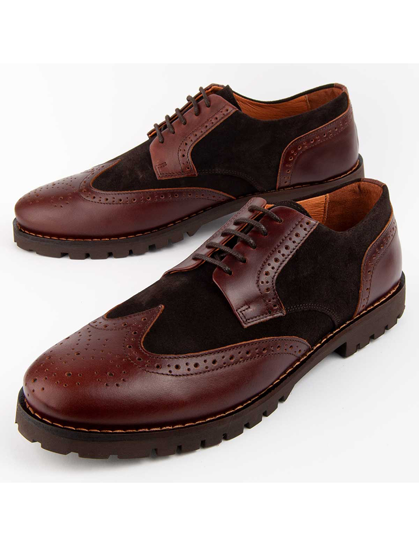 Sapatos Oxford Homem Castanho