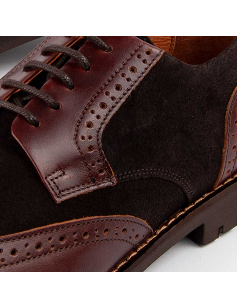 Sapatos Oxford Homem Castanho