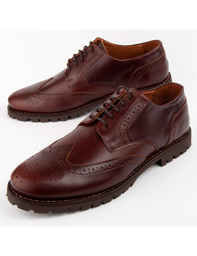 Sapatos Oxford Homem Castanho
