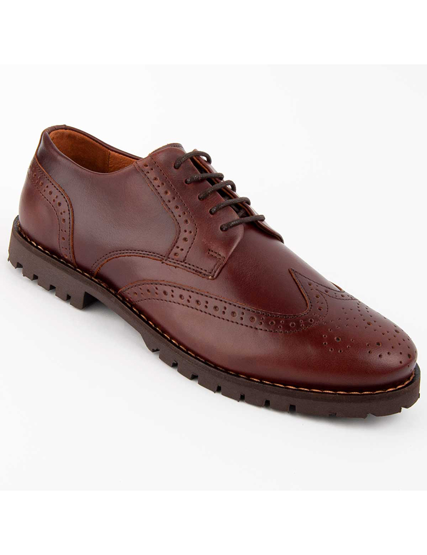 Sapatos Oxford Homem Castanho