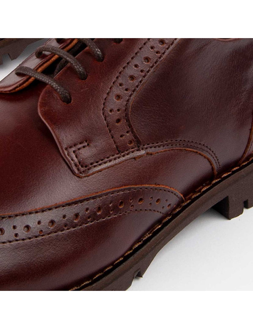 Sapatos Oxford Homem Castanho