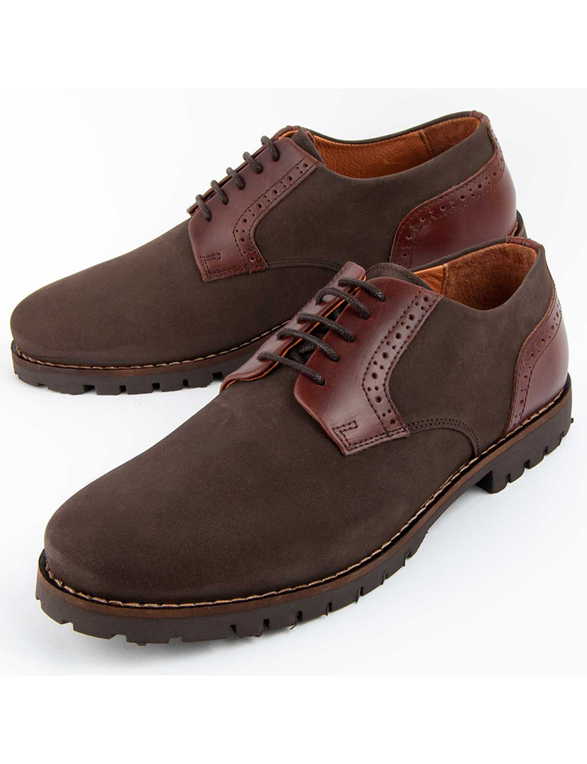 Sapatos Oxford Homem Castanho