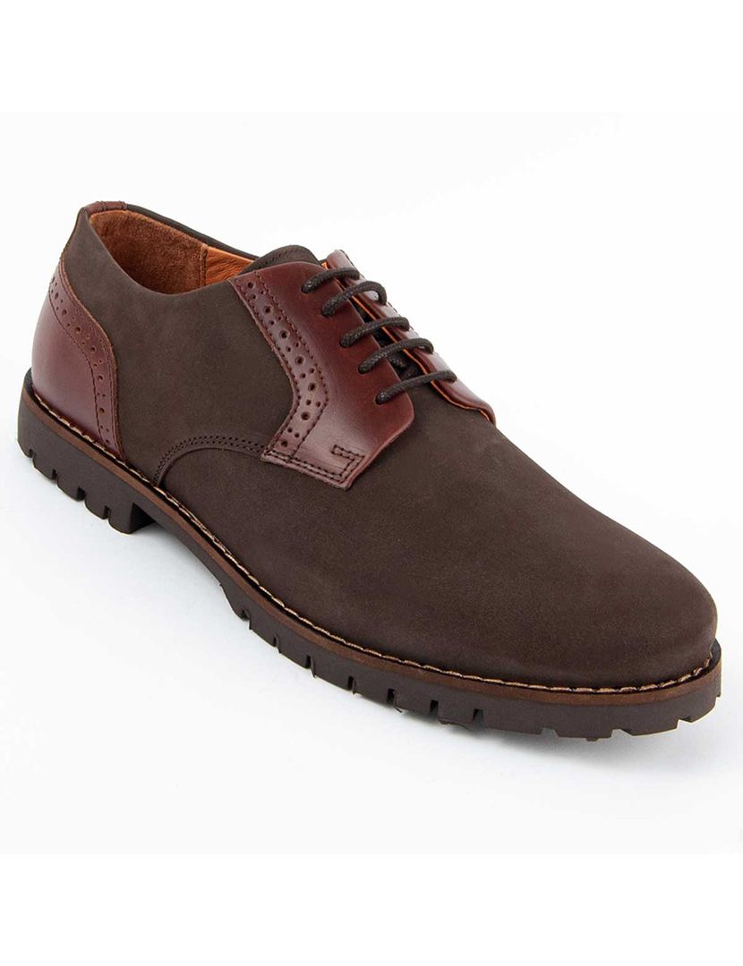 Sapatos Oxford Homem Castanho