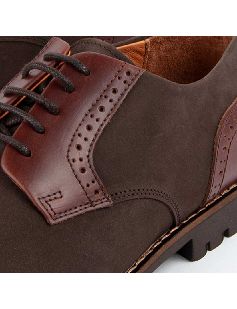 Sapatos Oxford Homem Castanho