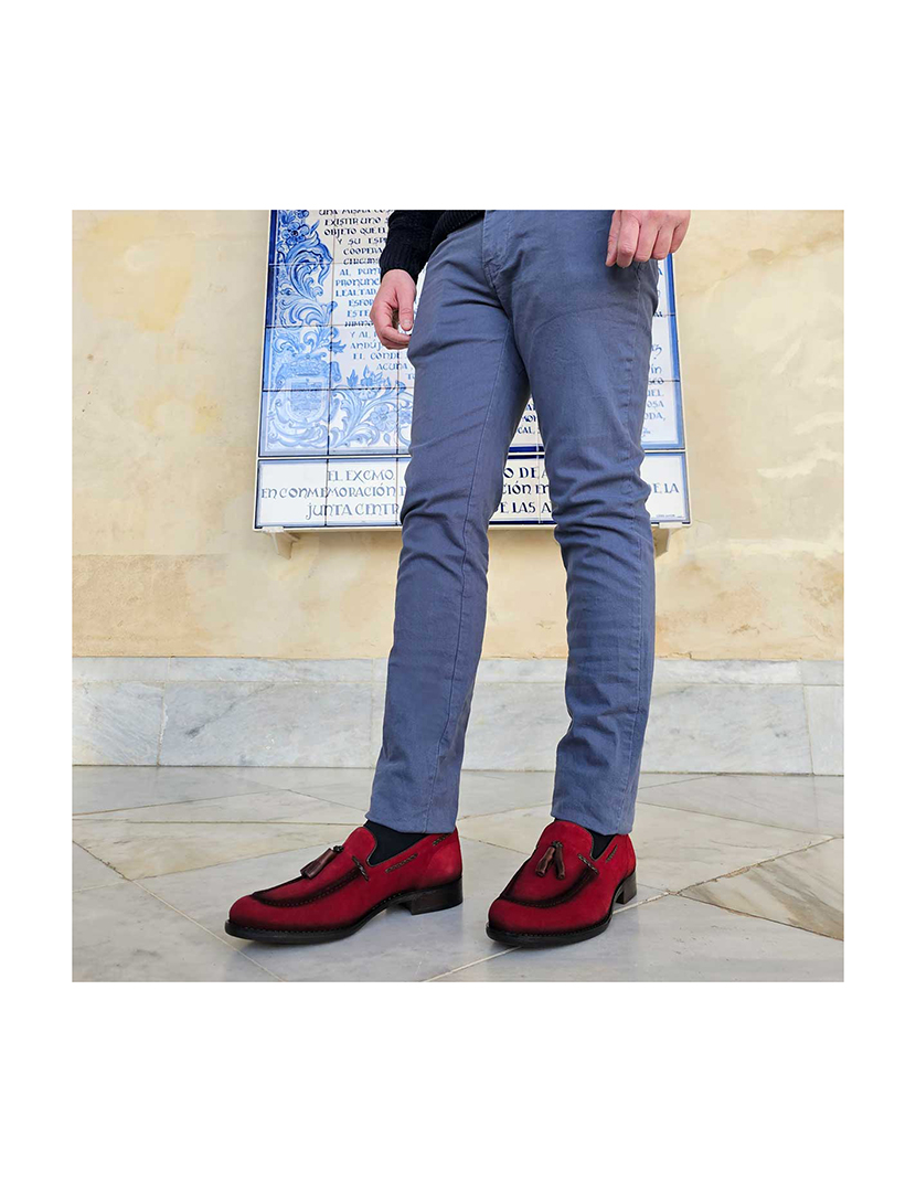 Mocassin Homem Vermelho