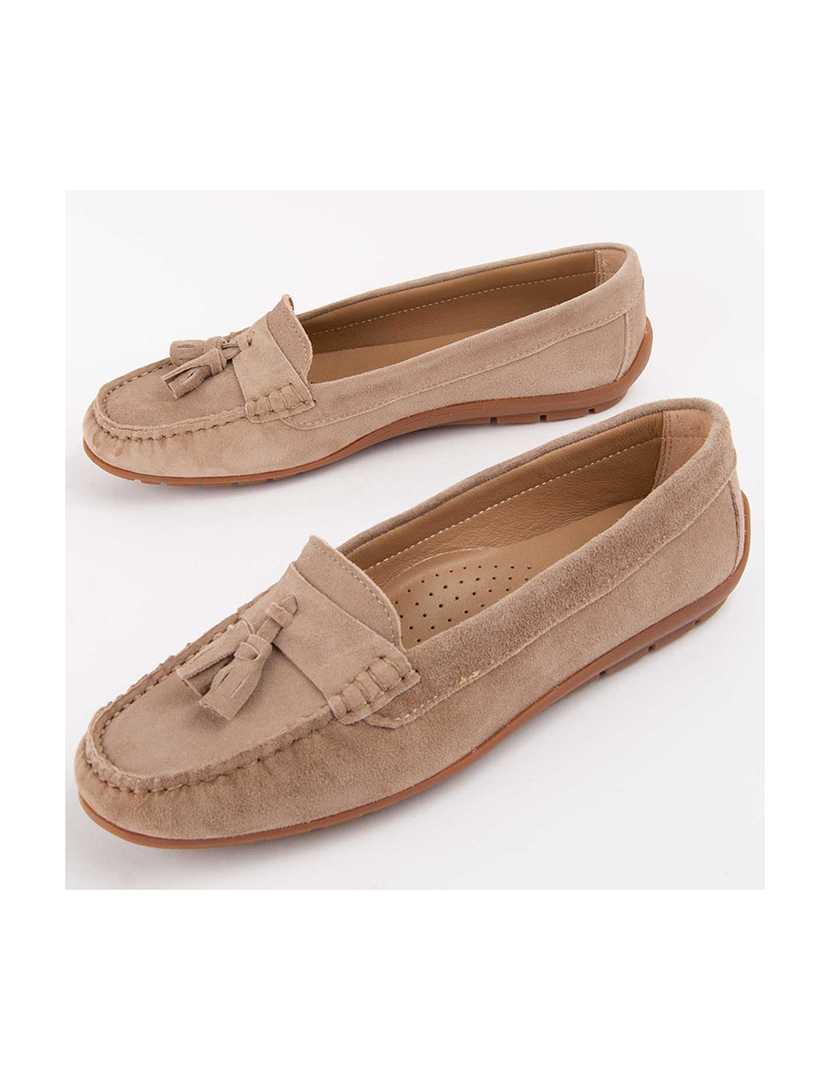 Mocassin Senhora Bege