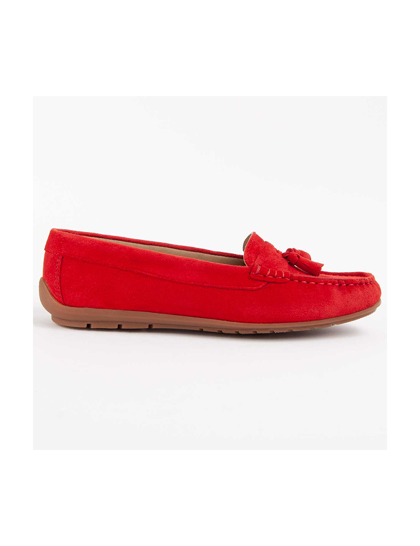 Mocassin Senhora Vermelho