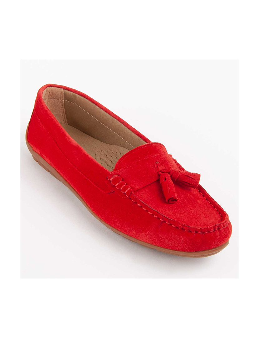 Mocassin Senhora Vermelho