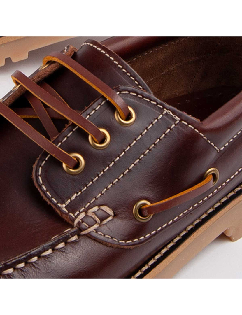 Sapatos Náuticos Senhora Castanho