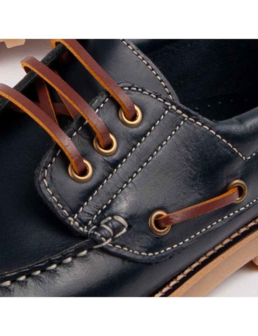 Sapatos Náuticos Senhora Azul