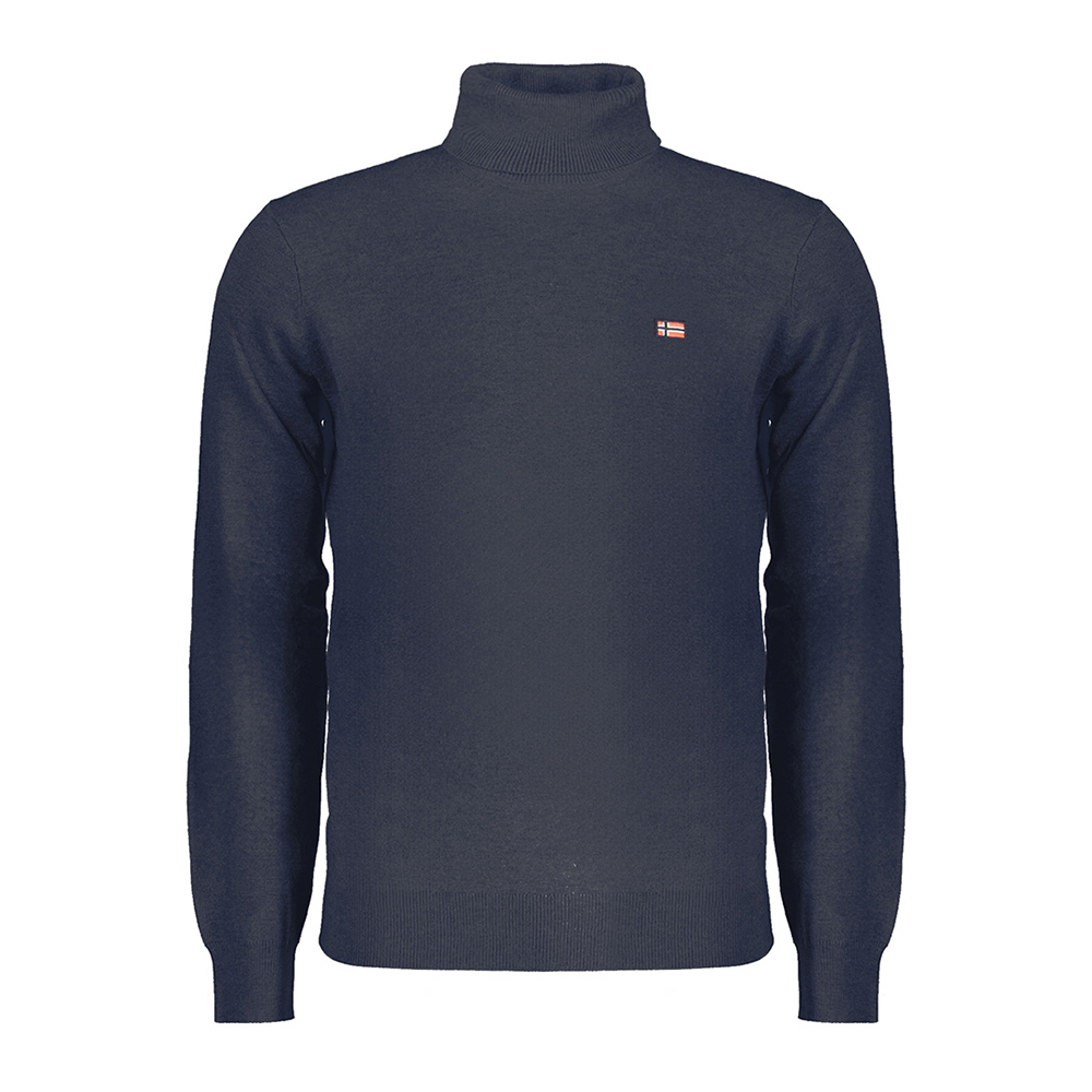 Camisola Gola Alta Homem Azul