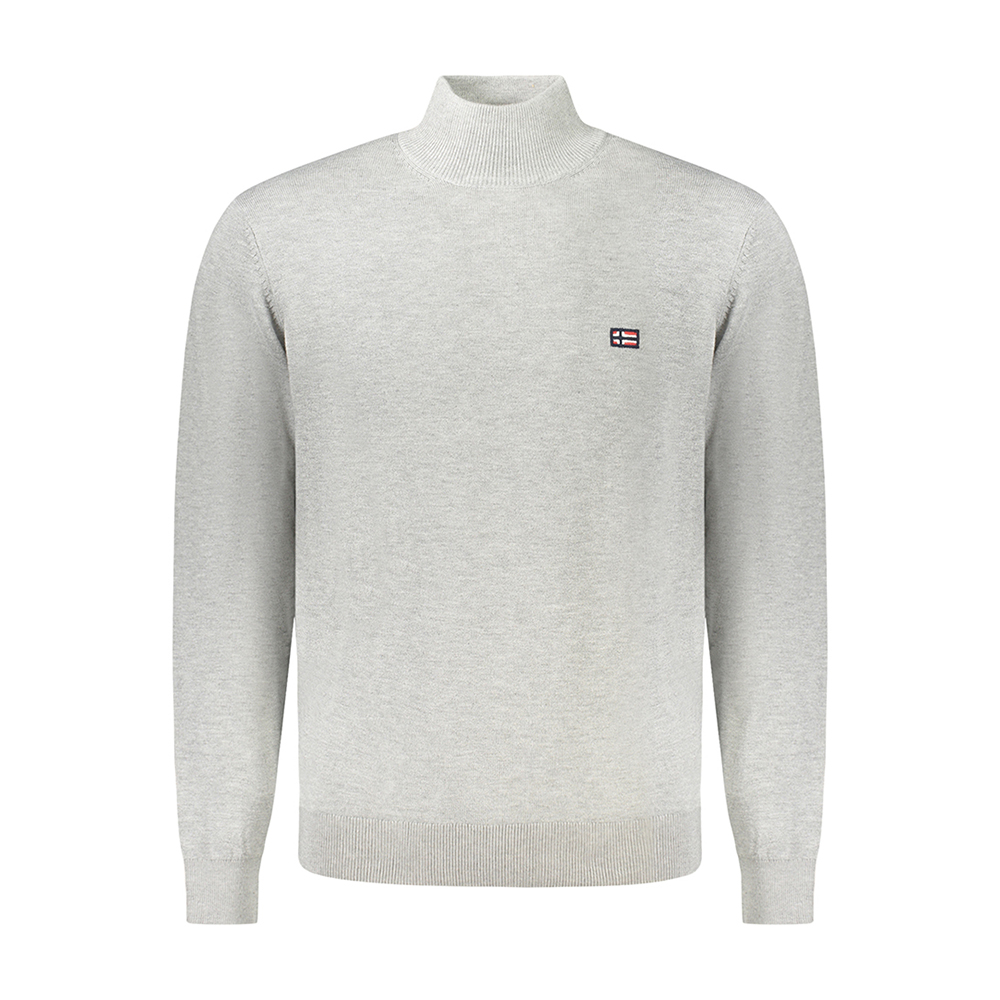 Camisola Gola Alta Homem Cinzento