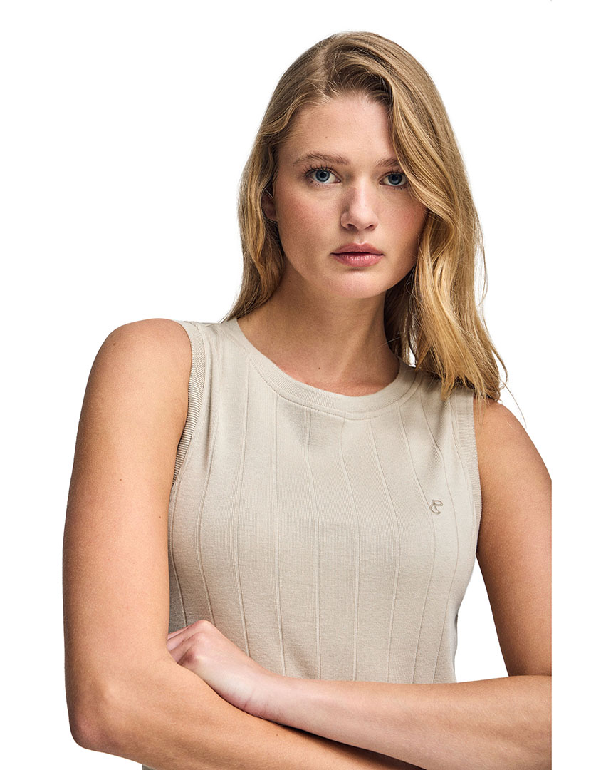 Vestido Pc Monogram Bege