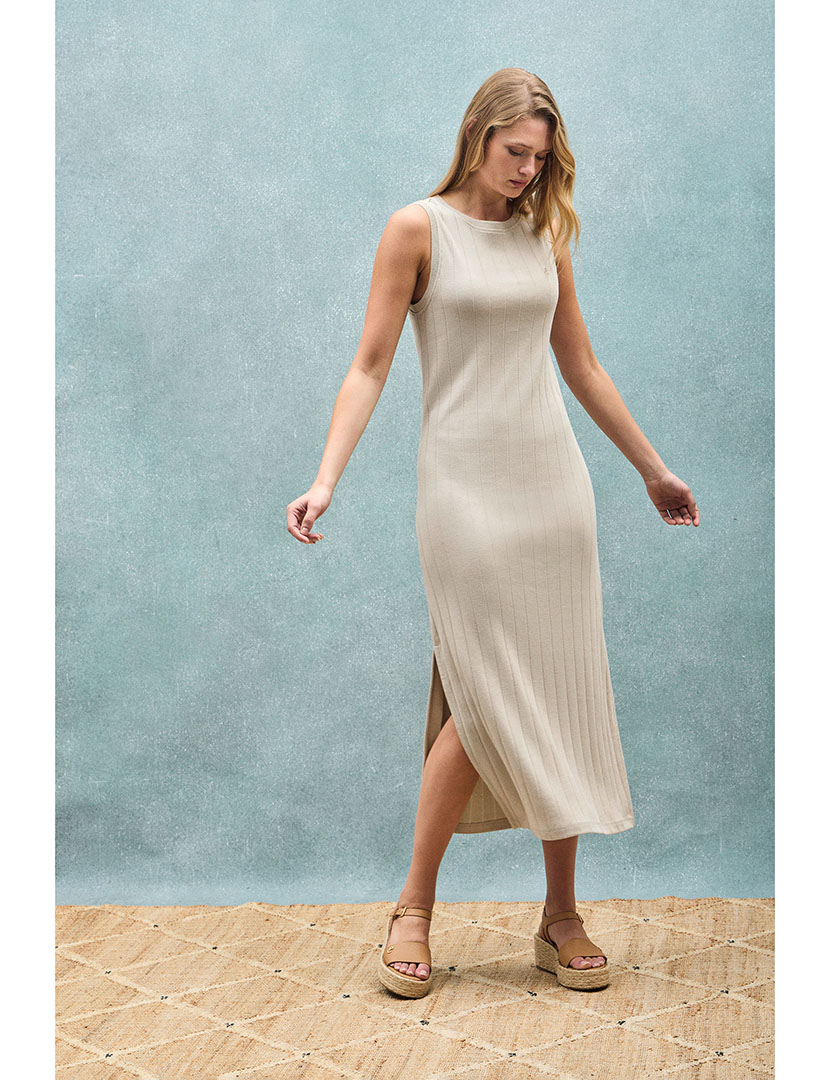 Vestido Pc Monogram Bege