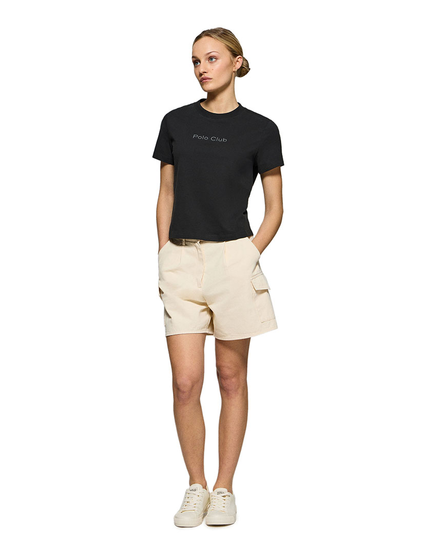 T-Shirt Minimal Combo Rubber Tori W Preto