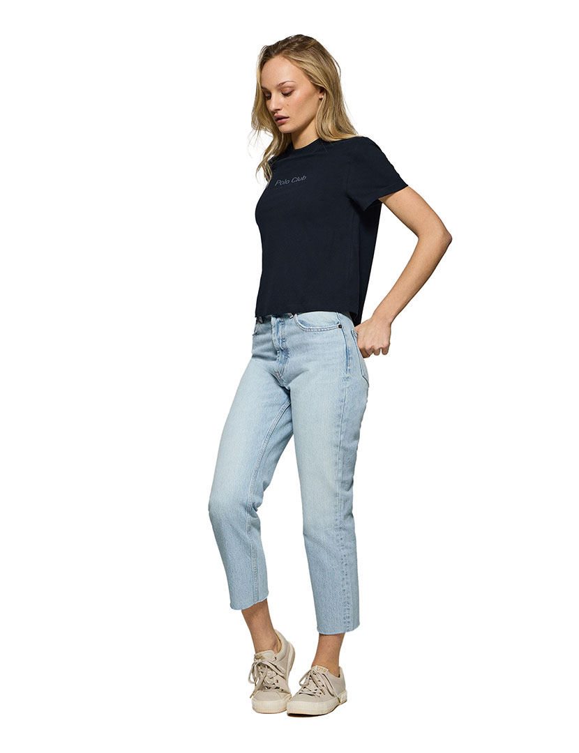 T-Shirt Minimal Combo Rubber Tori W Azul Marinho