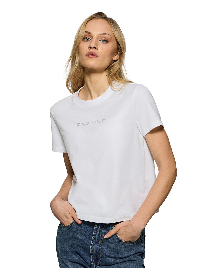 T-Shirt Minimal Combo Rubber Tori W Branco