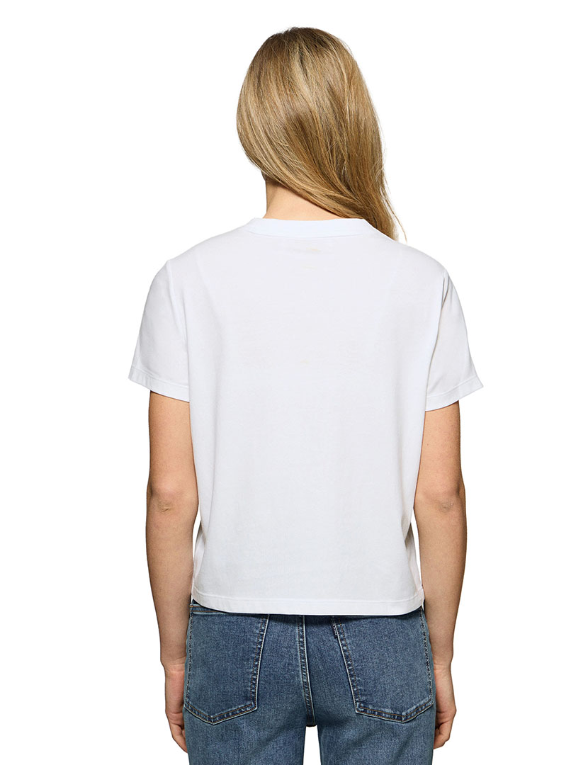T-Shirt Minimal Combo Rubber Tori W Branco