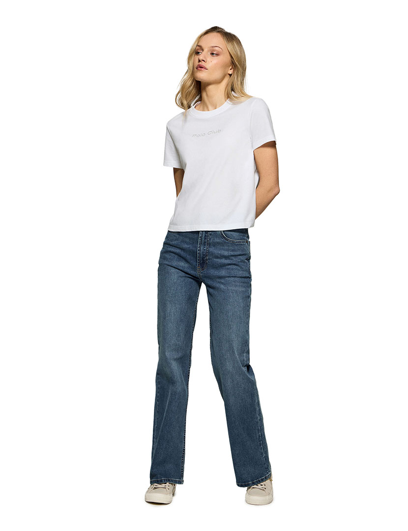 T-Shirt Minimal Combo Rubber Tori W Branco