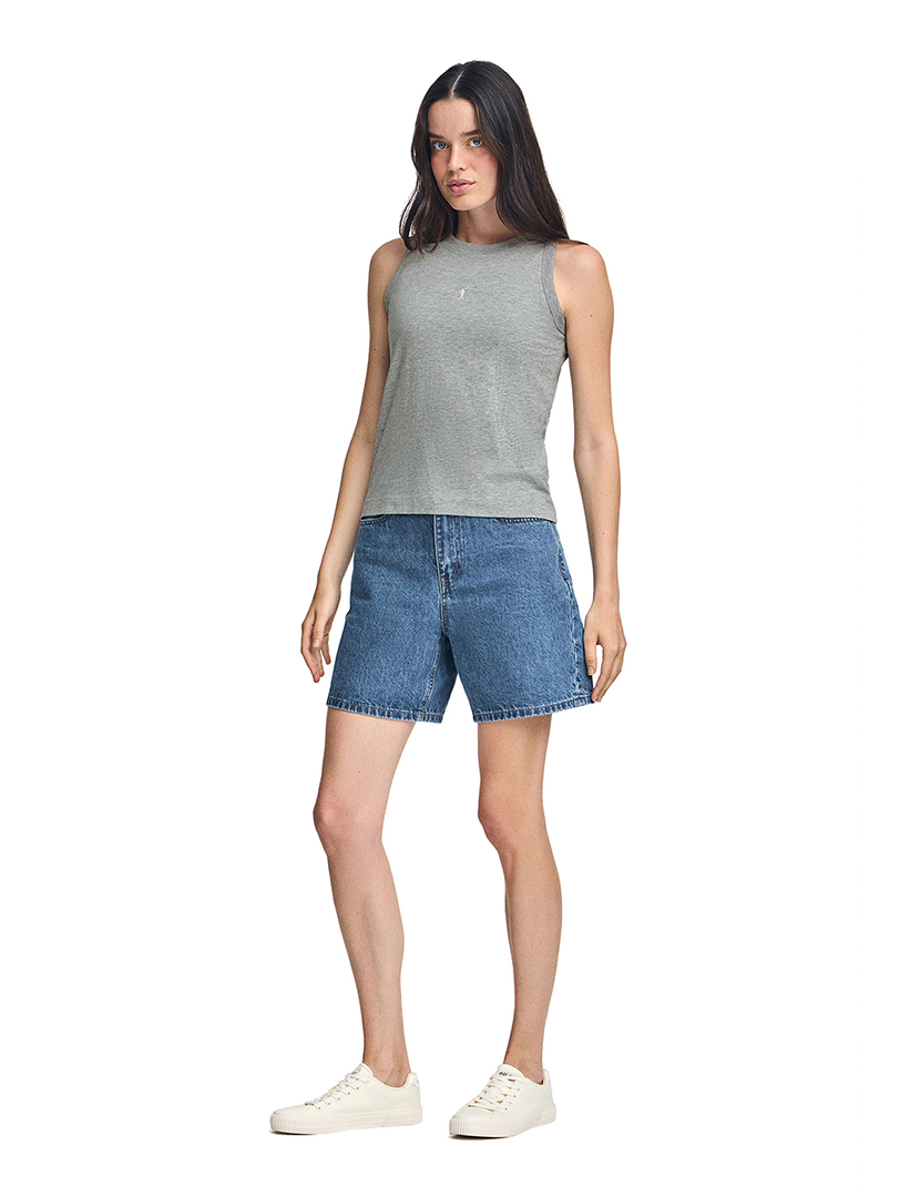 Top de Alças Rigby Go W Vn Cinza 