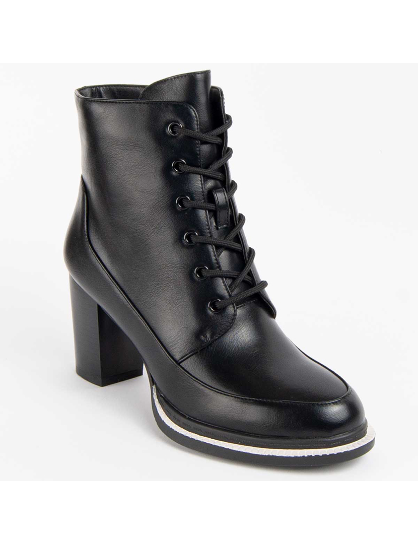 Botins com Salto Senhora Preto