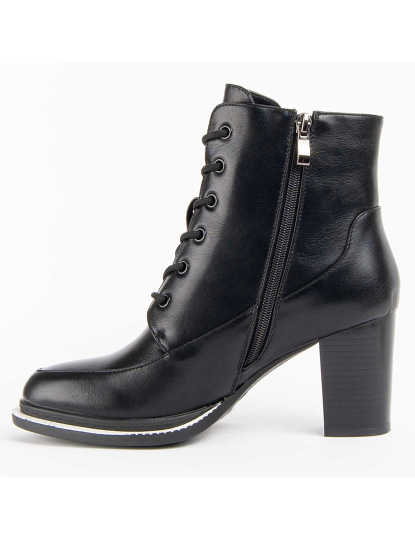Botins com Salto Senhora Preto