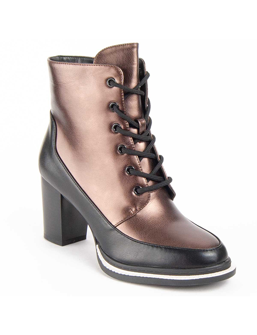 Botins com Salto Senhora Castanho