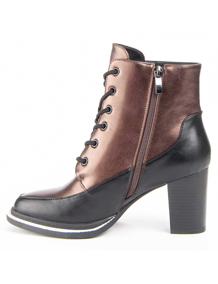Botins com Salto Senhora Castanho